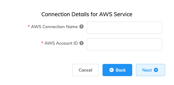 AWS connection details