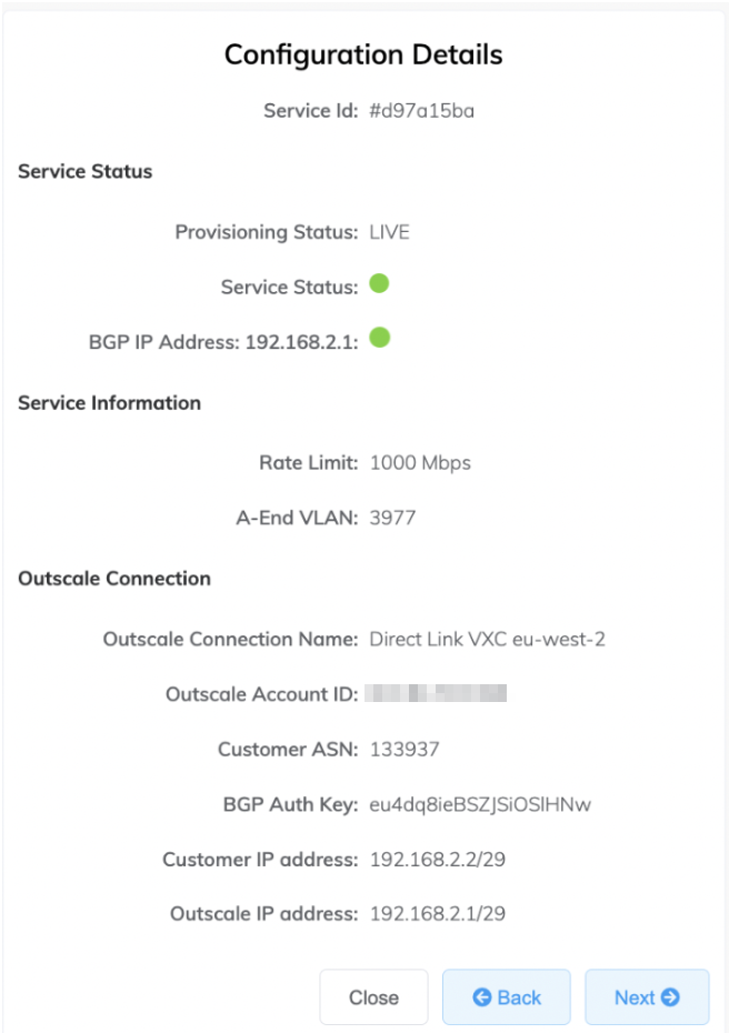 Configuration Details