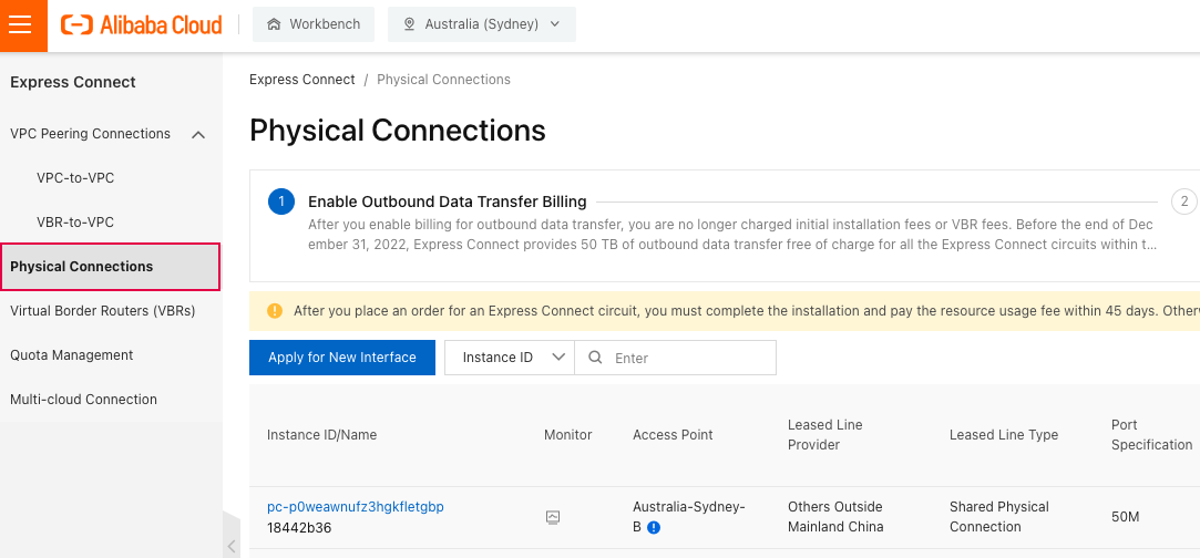 Physical Connections