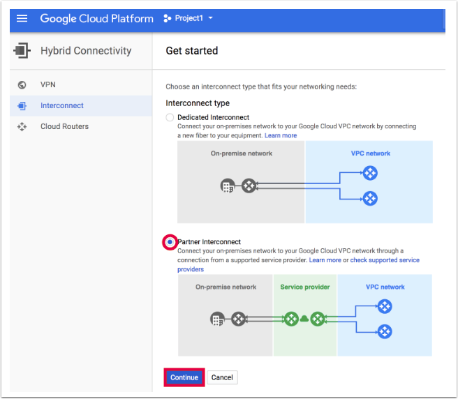 Partner Interconnect