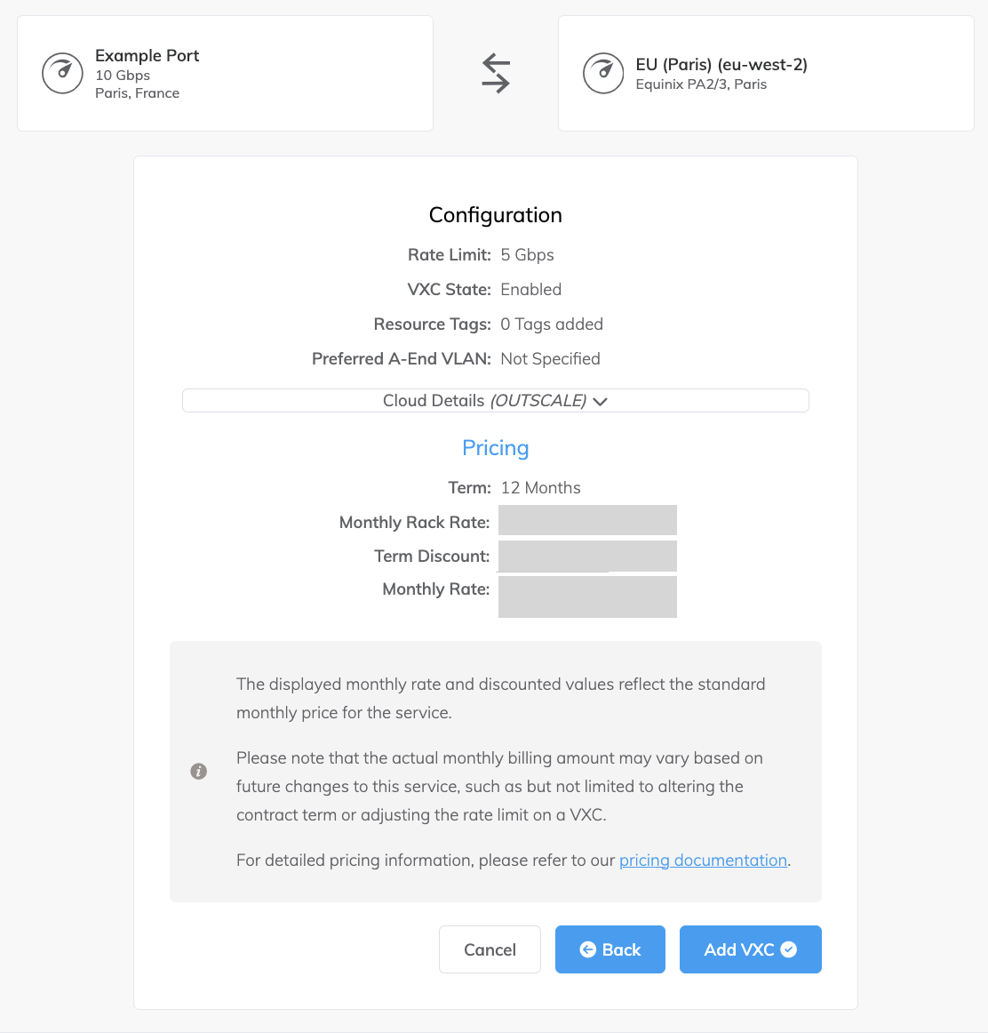 3DS Outscale connection details