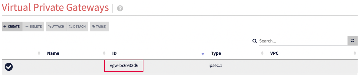 Virtual Private Gateways
