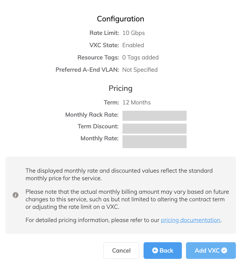 OVHcloud connection details
