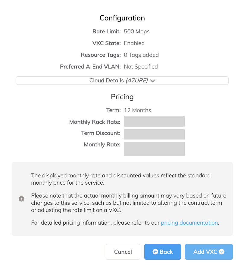 New Connection Summary