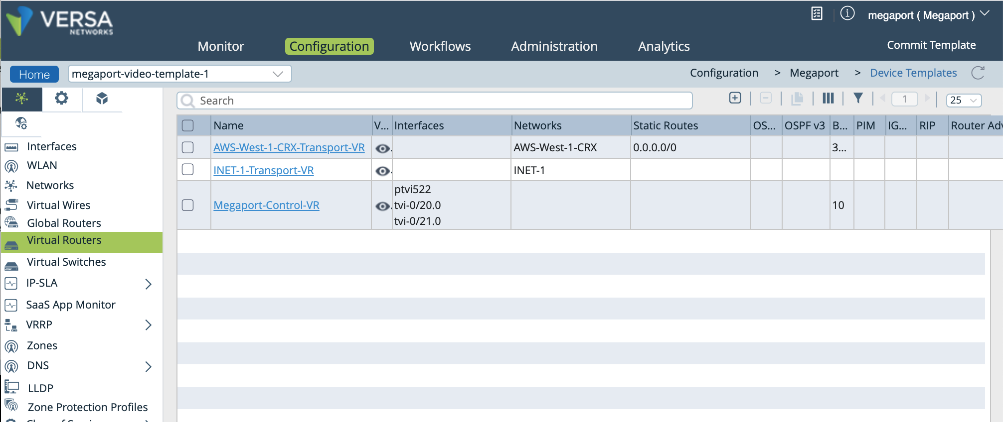 Edit device templates