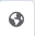 This image shows a button with a circular globe image on it. 
