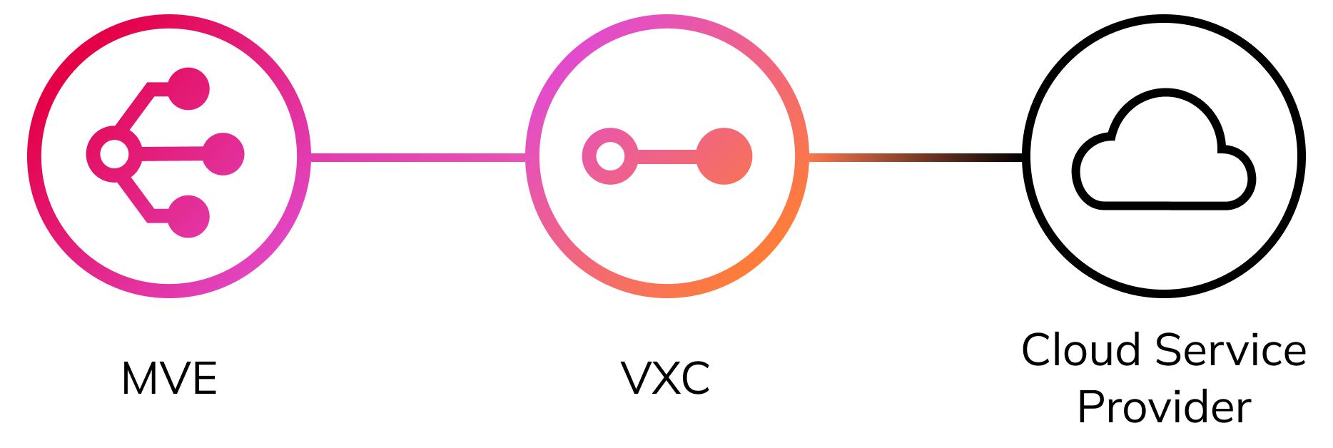 MVE to CSP connection