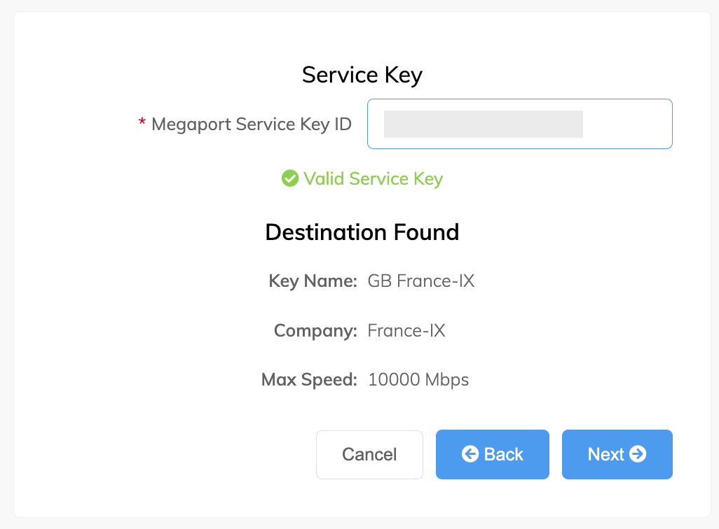 Service Key Validation