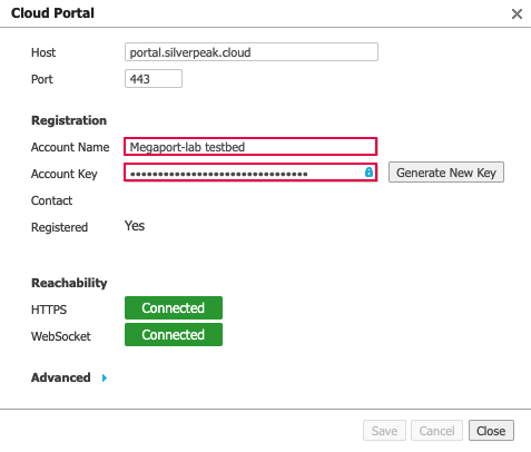Account Name and Account Key