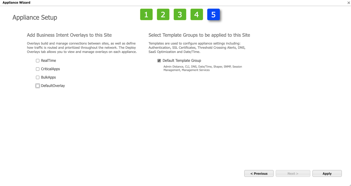 Business Intent Overlays and Template Groups