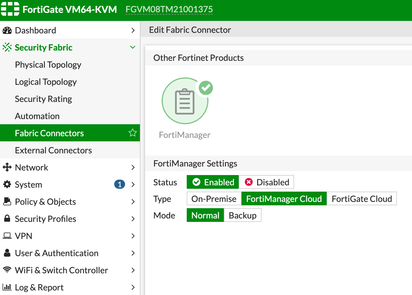 Add FortiGate to FortiManager