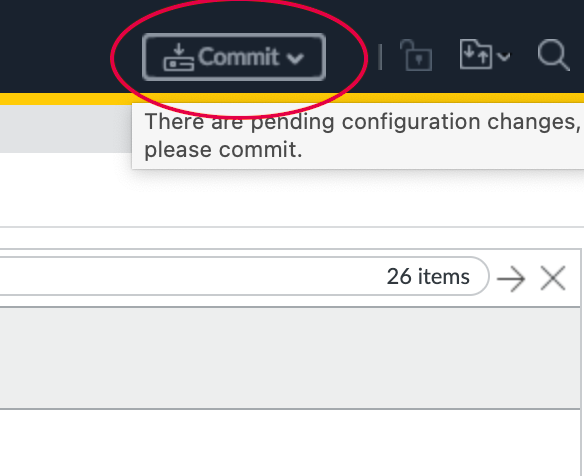 Commit button