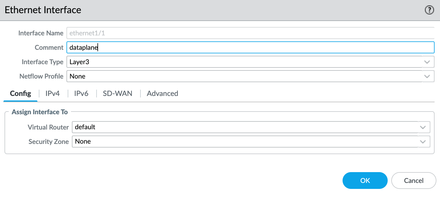 Palo Alto Networks Ethernet interfaces