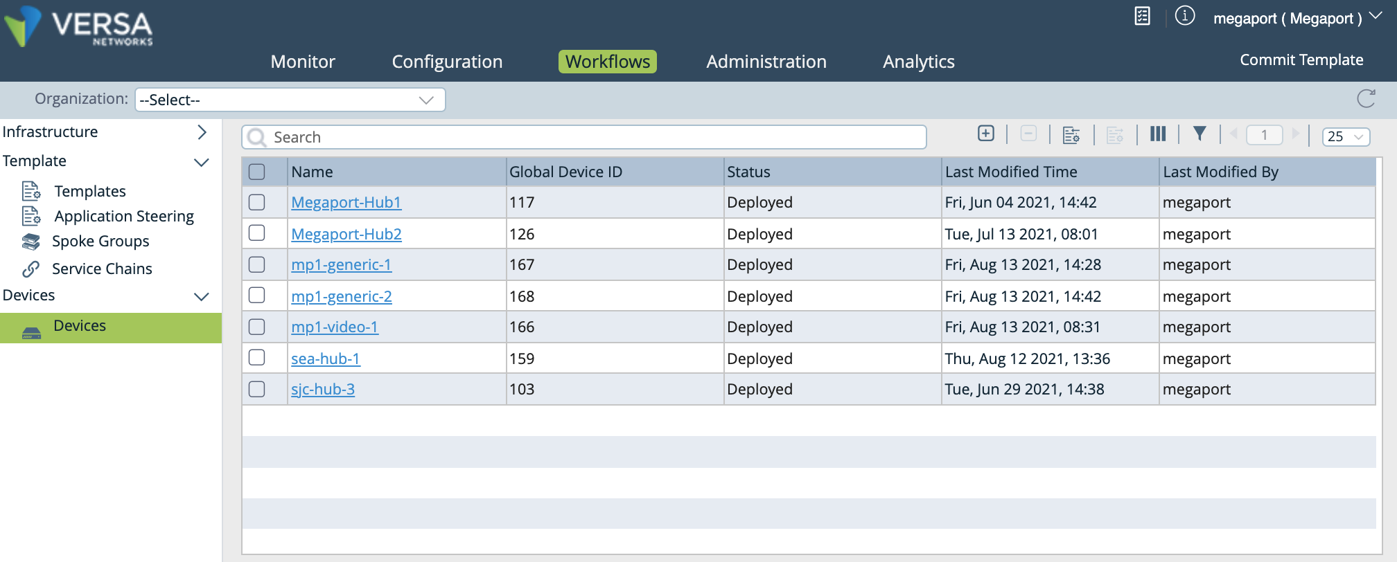 Director: Navigate to Devices