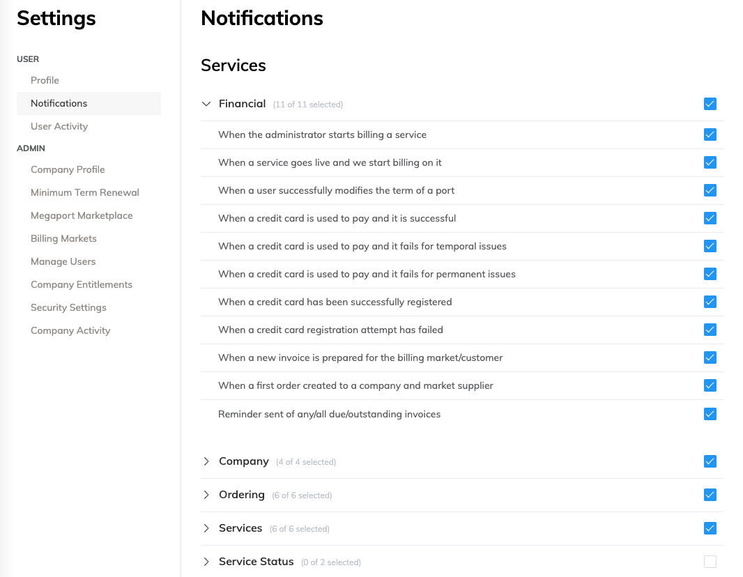 Configure Email Notifications