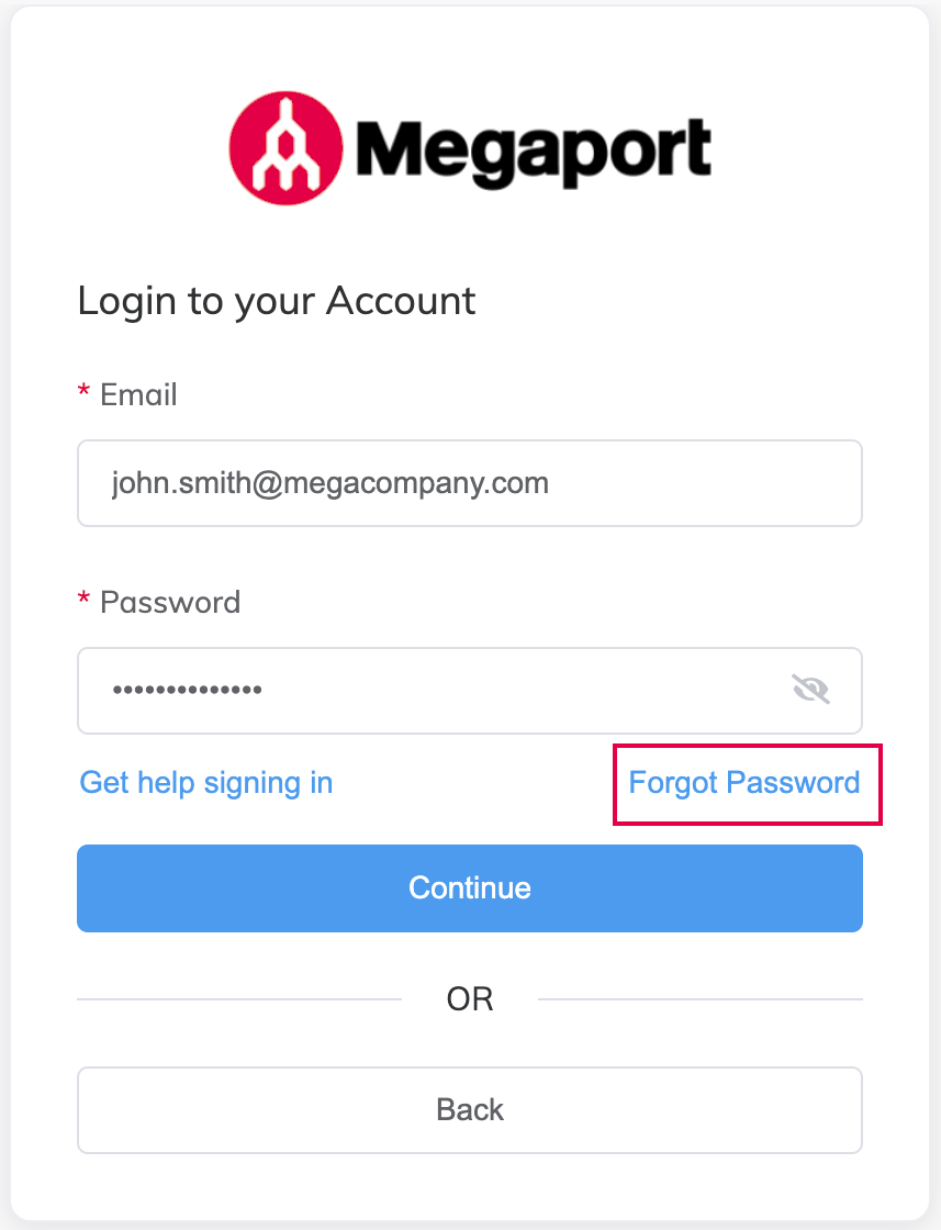 Change your password