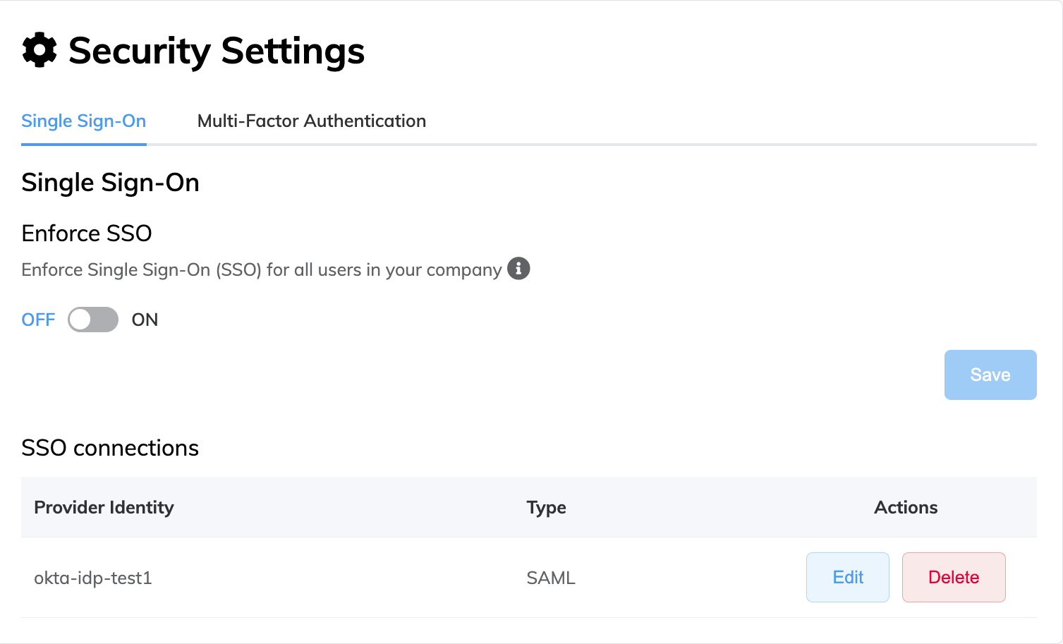 SSO Identity Provider